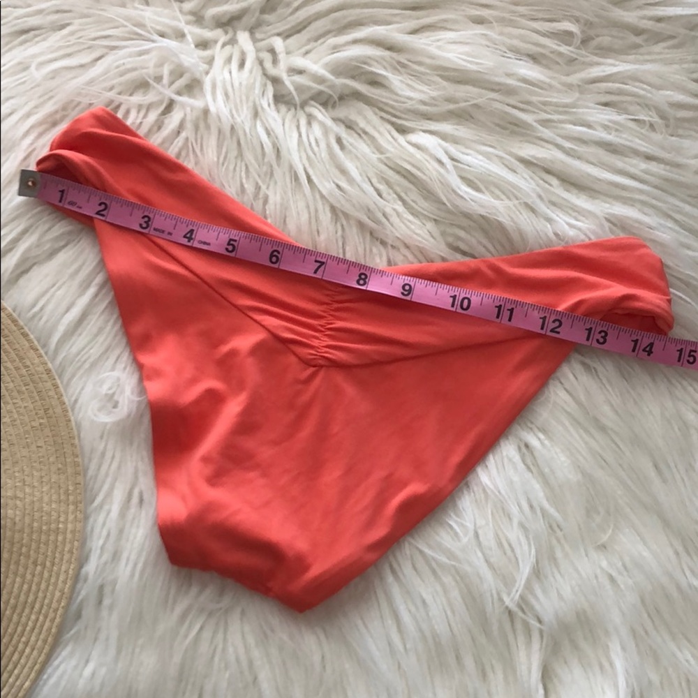 BECCA • Coral scrunch butt Swim Bottoms - Picture 5 of 6